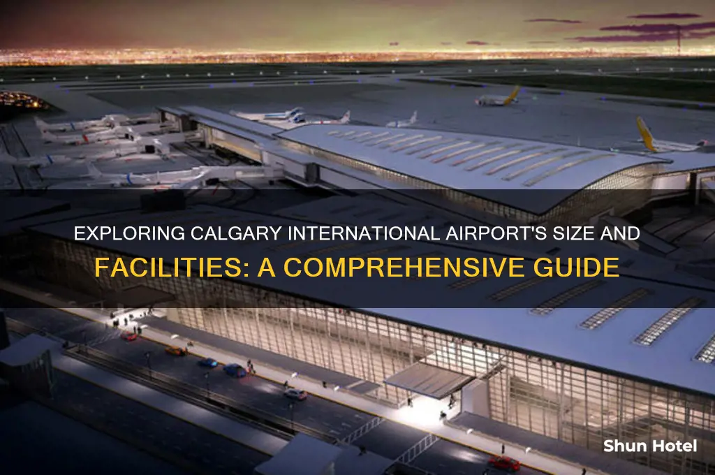 how big is calgary international airport