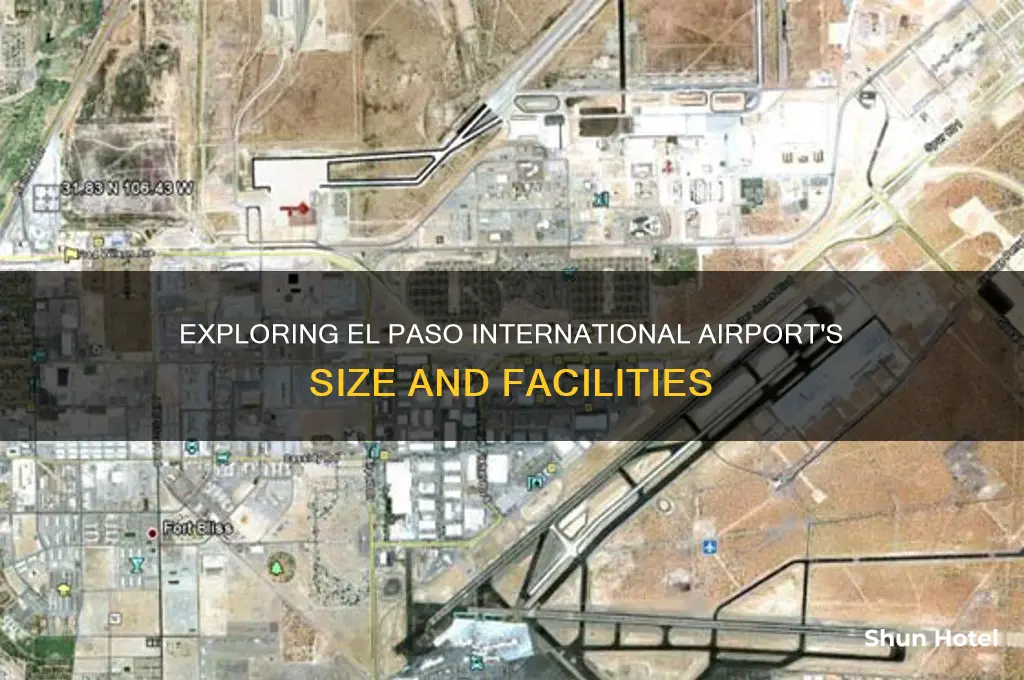 how big is el paso international airport
