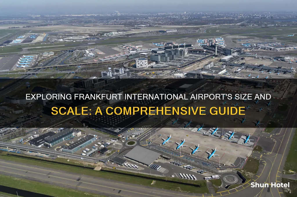 how big is frankfurt international airport