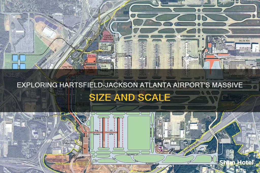 how big is hartsfield jackson atlanta international airport
