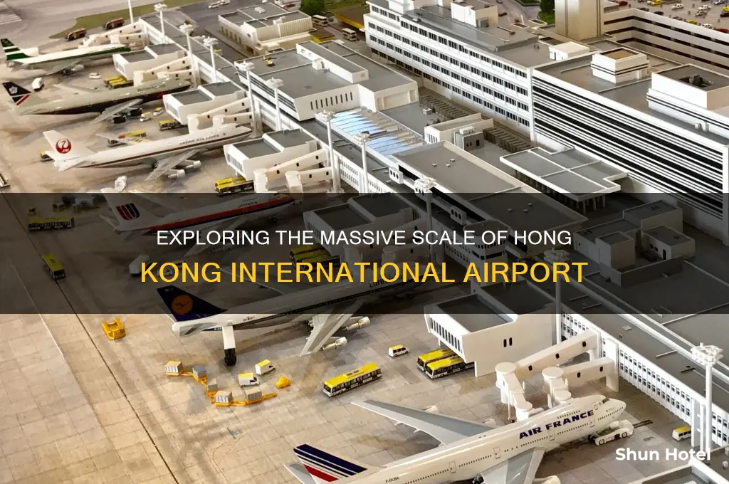 how big is hong kong international airport
