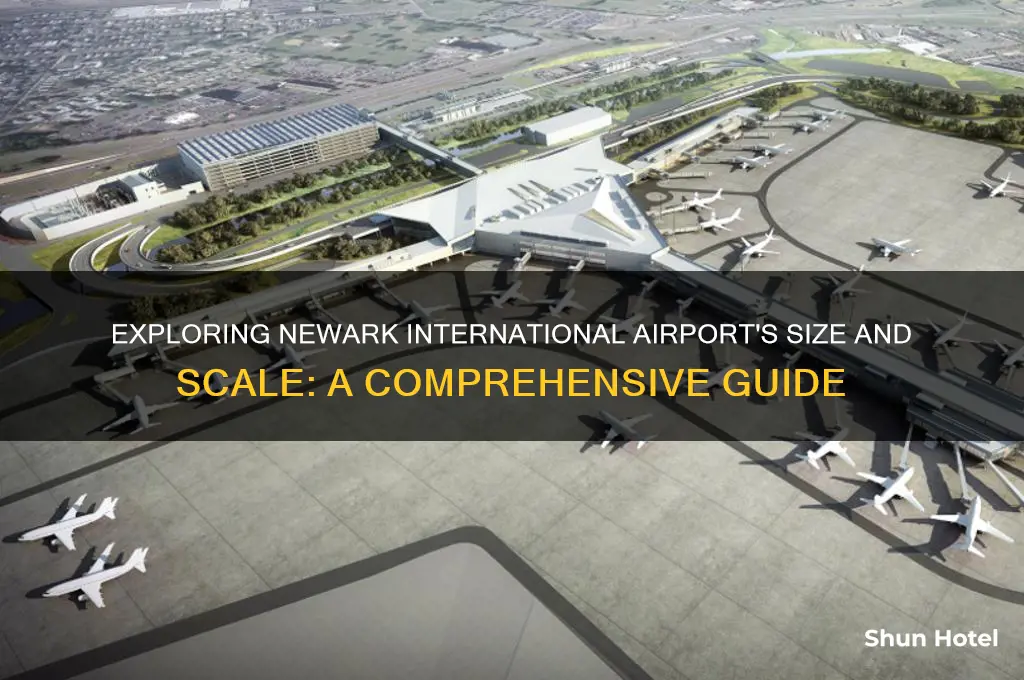 how big is newark international airport