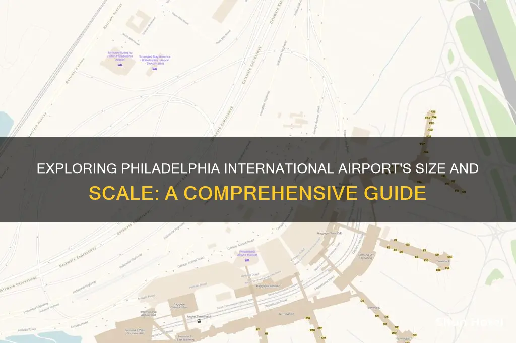 how big is philadelphia international airport