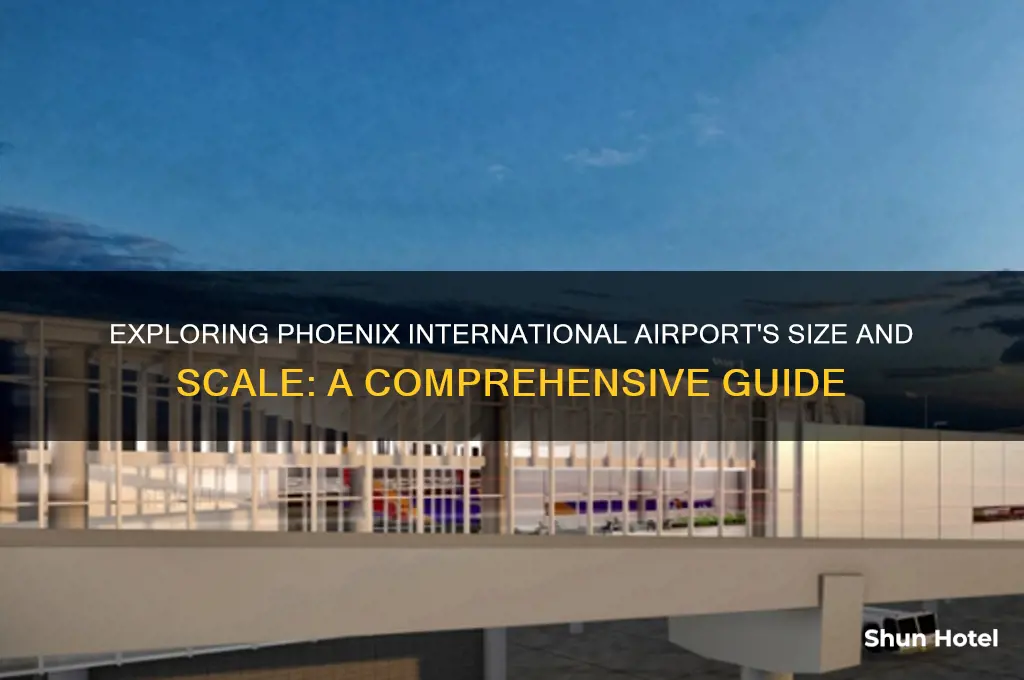 how big is phoenix international airport
