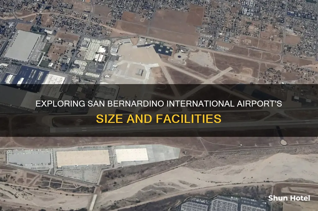 how big is san berardino international airport