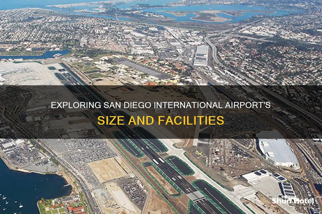 how big is san diego international airport