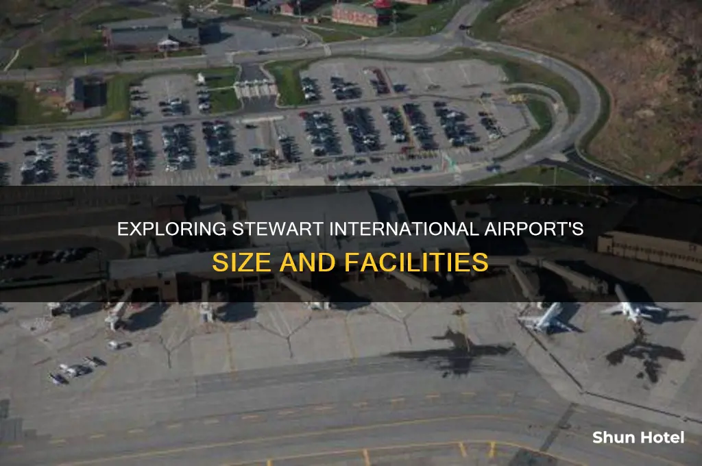 how big is stewart international airport