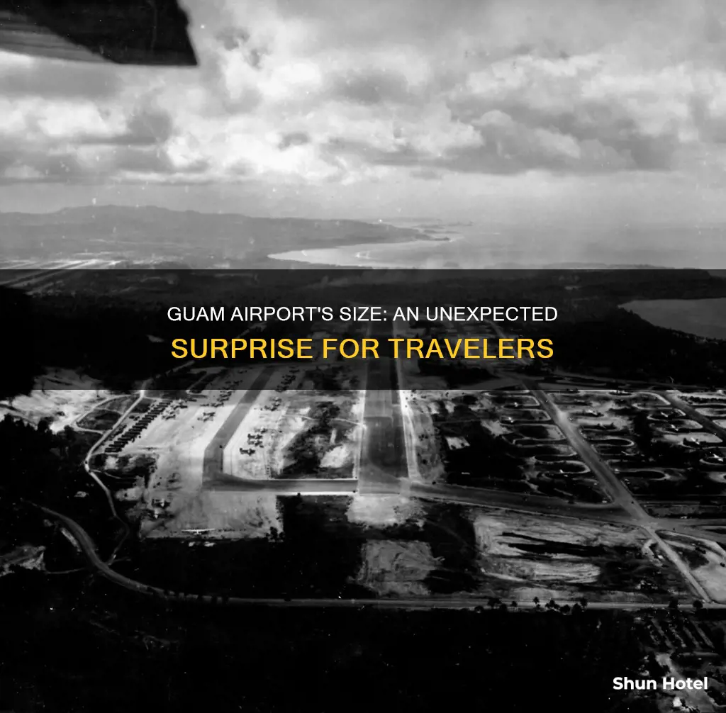 how big is the guam airport