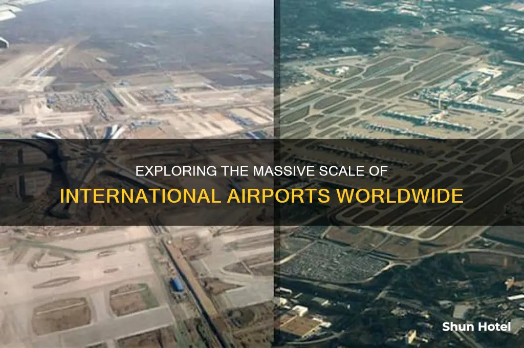 how big is the international airport