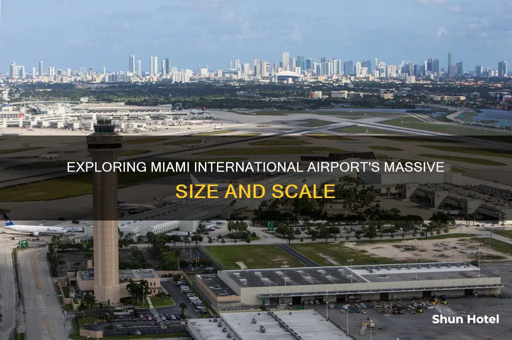 how big miami international airport