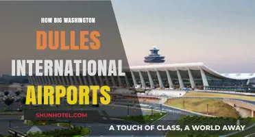 Exploring the Size and Scale of Washington Dulles International Airport