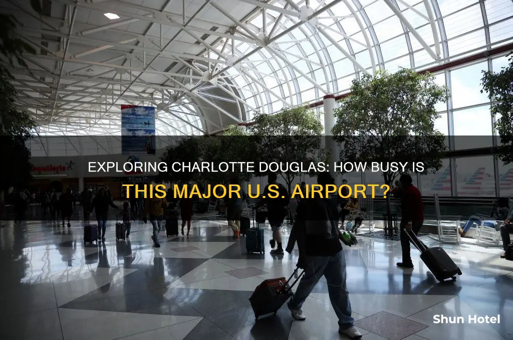 how busy is charlotte douglas international airport