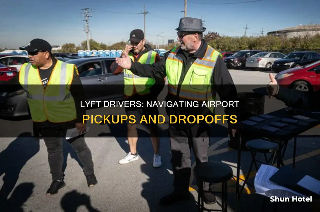 how can a lyft driver pick up passenger for airport