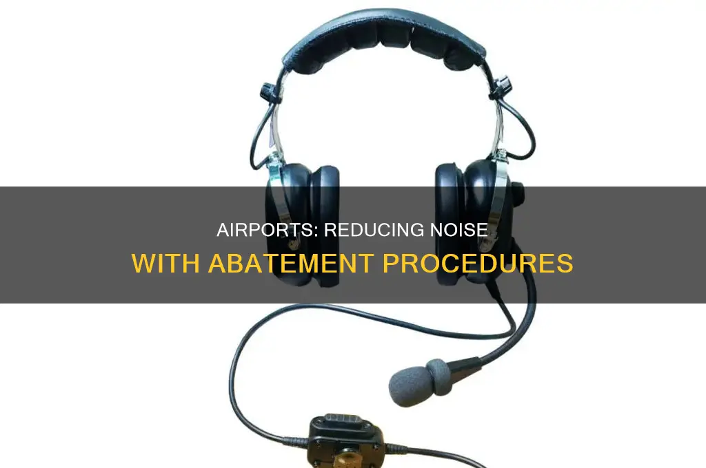 how can airports impose noise abatement procedures