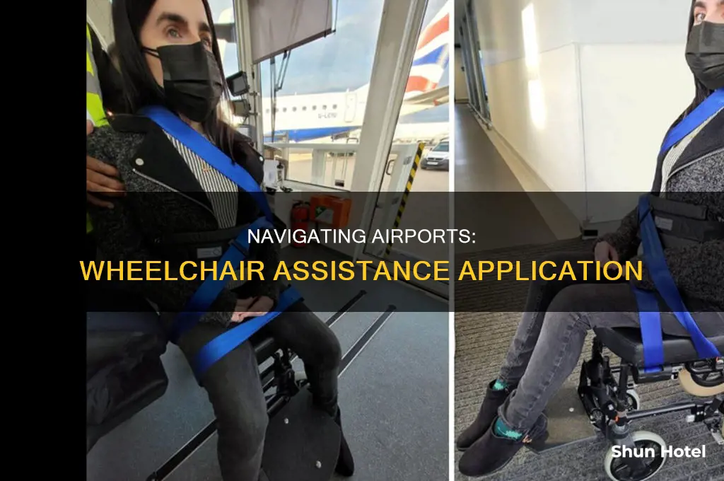 how can i apply for wheelchair assistance at the airport
