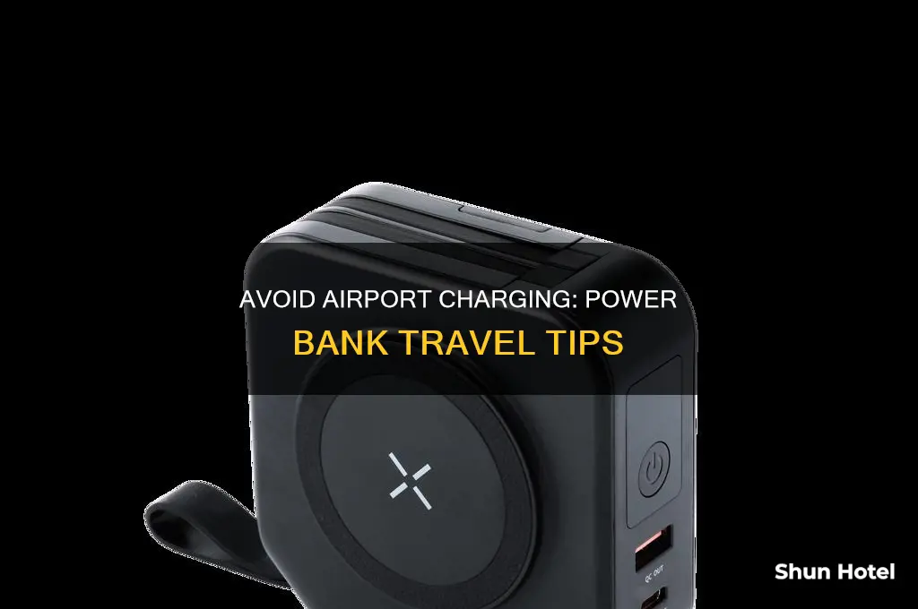 how can i avoid charging my laptop at airports