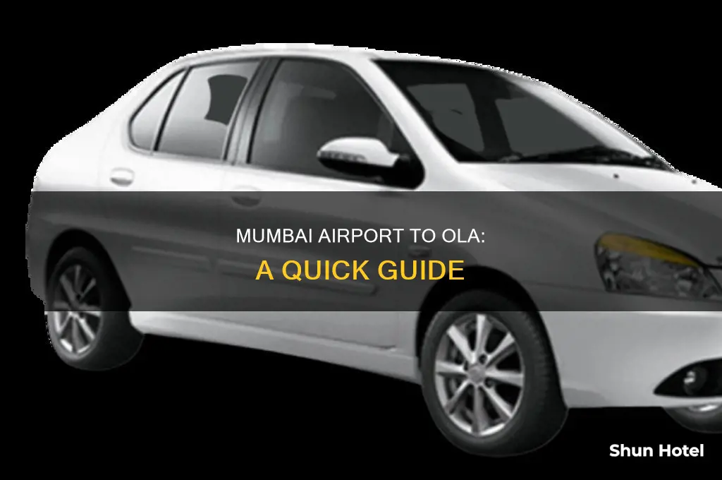 how can i book ola from mumbai airport