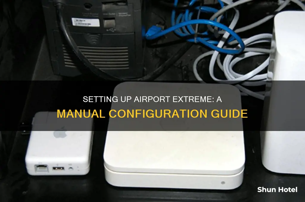 how can i configure my airport extreme manually