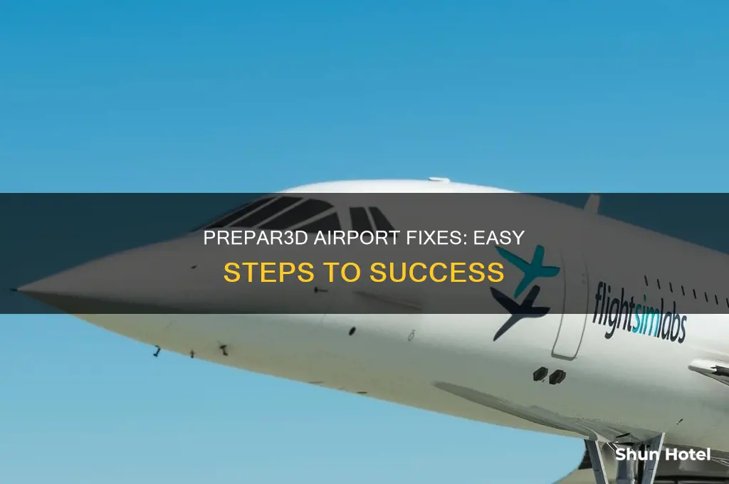 how can i correct prepar3d airports