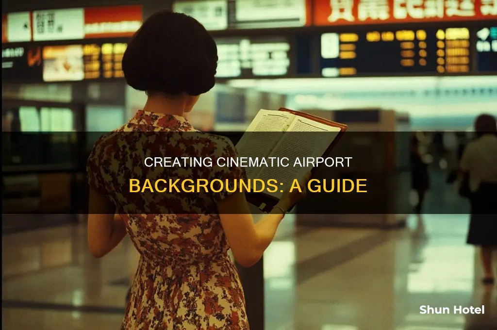 how can i get a background of airport movie