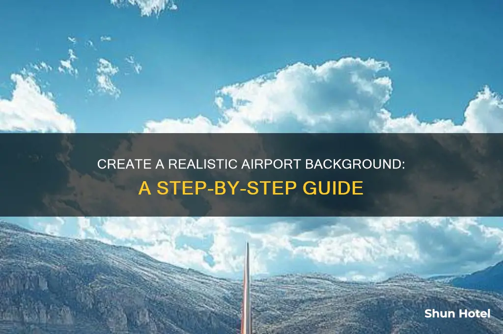 how can i get a background of airport