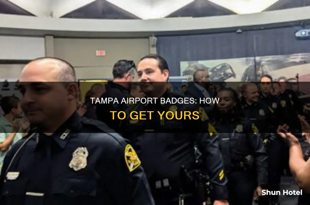 how can i get a badge at tampa airport