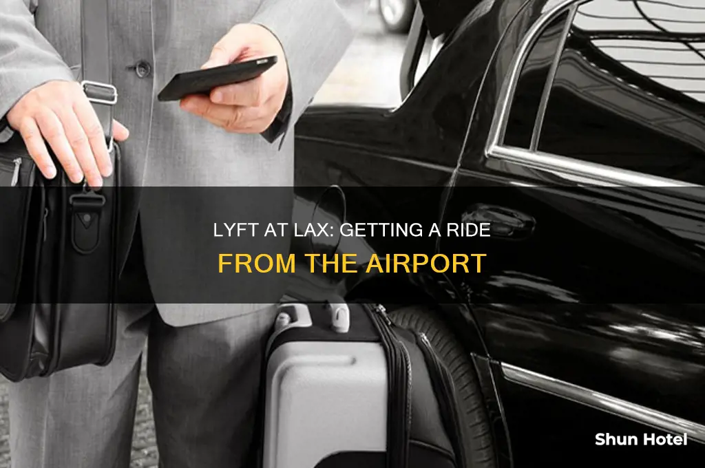 how can i get a lyft ride at lax airport