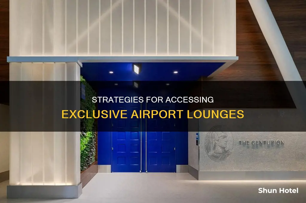 how can i get access to the airport louch