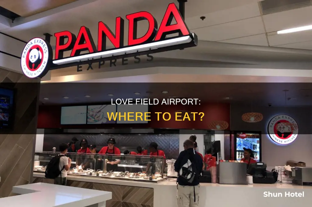 how can i get food in dallas love field airport