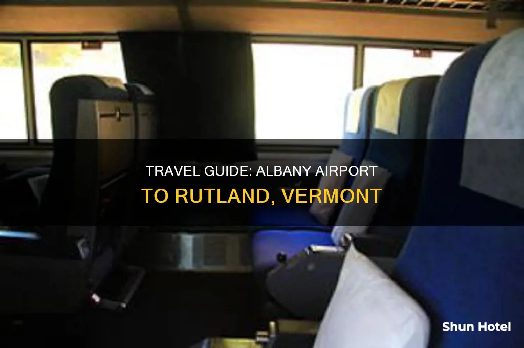 how can i get from albany airport to rutland vt