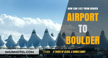 Travel Guide: Denver Airport to Boulder