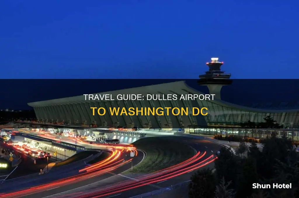 how can i get from dulles airport to washington dc