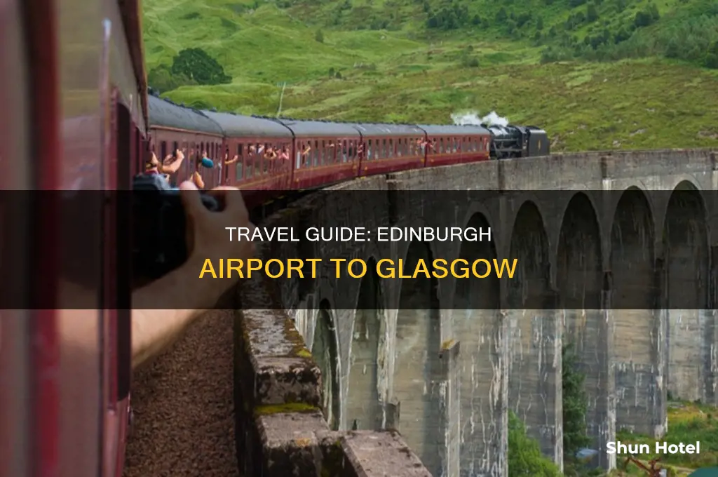 how can i get from edinburgh airport to glasgow