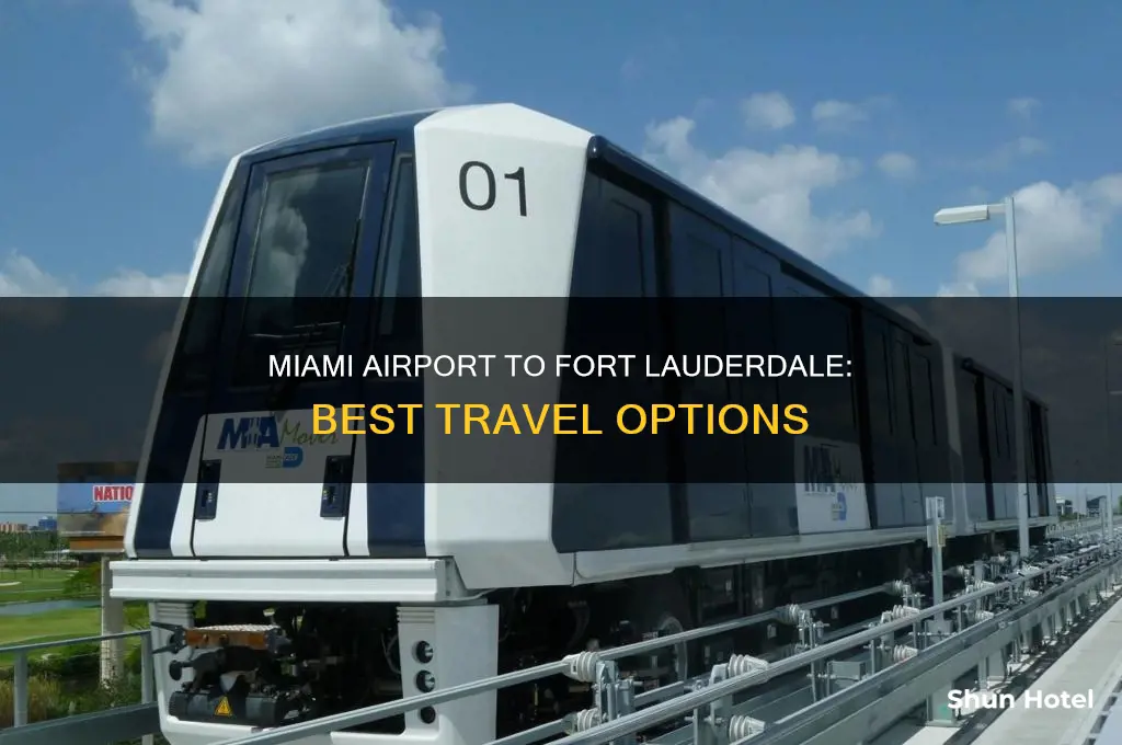 how can i get from miami airport to fort lauderdale