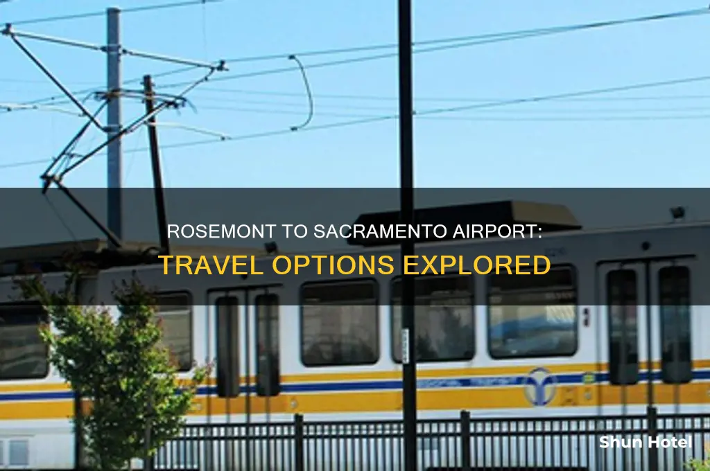 how can i get from rosemont to sacramento airport