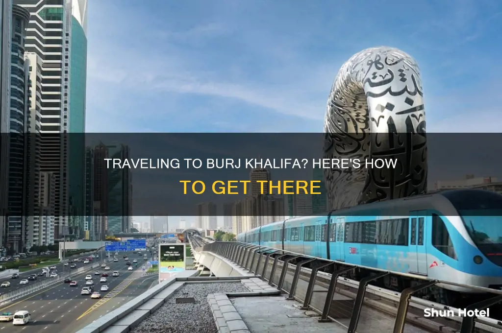 how can i get in burj khalifa from the airport