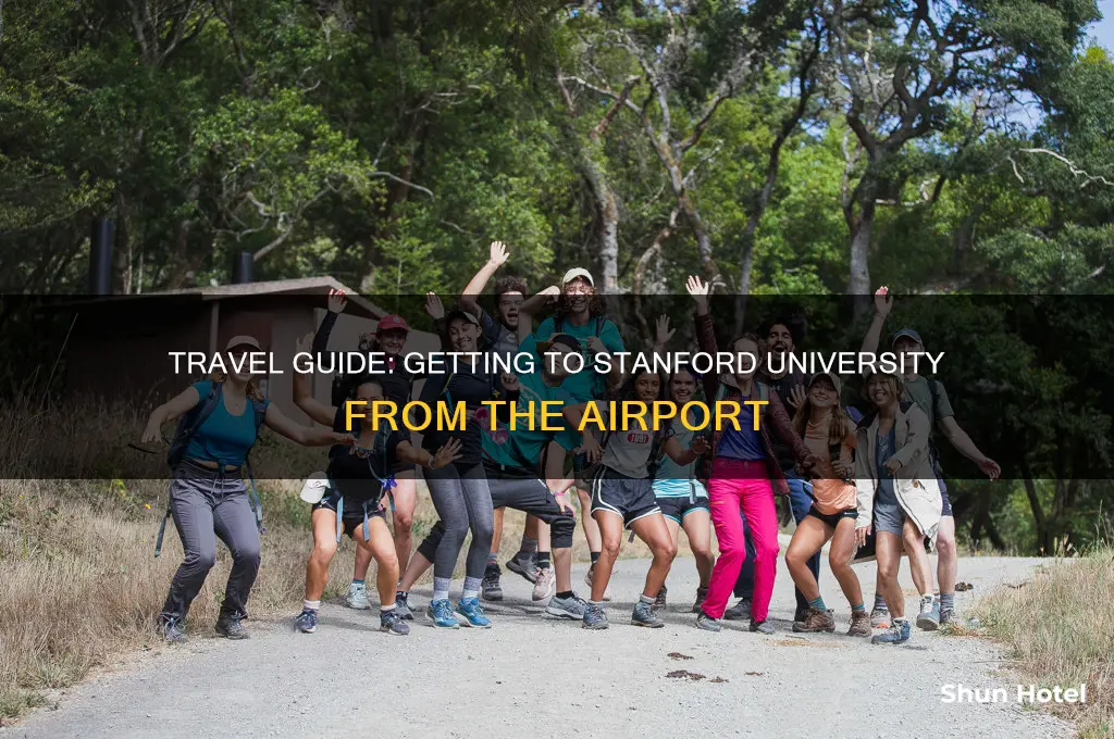 how can i get to stanford university from the airport