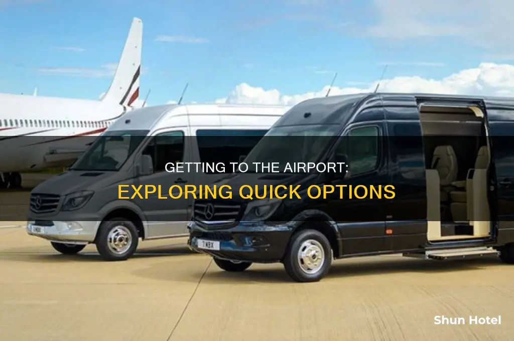 how can i get to the airport from here