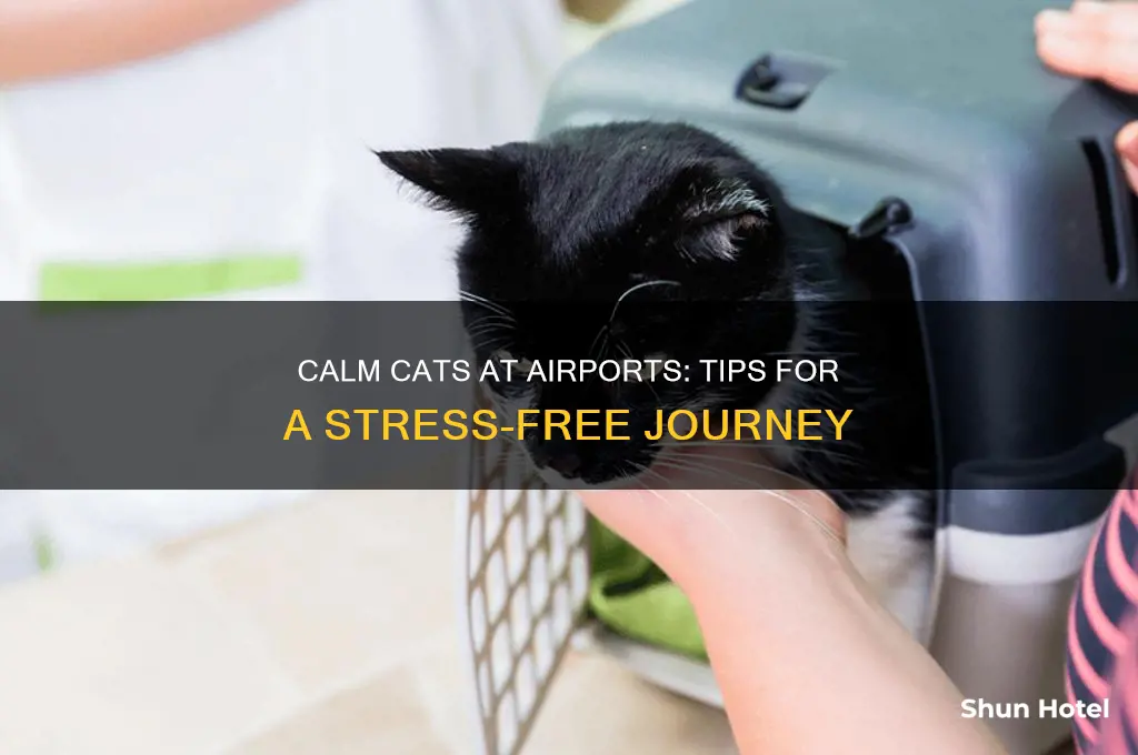 how can i keep my cat calm at the airport