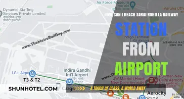 Navigate from Delhi Airport to Sarai Rohilla Railway Station