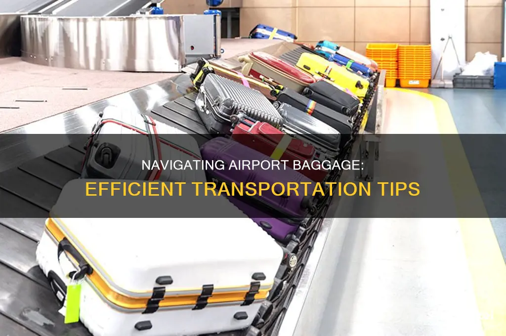 how can i transport luggage within an airport