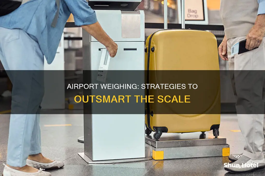 how can i trick the scale at airport