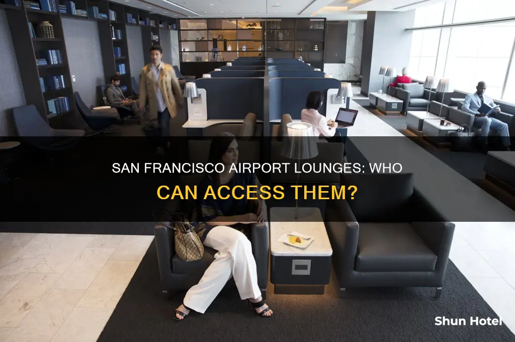 how can i use airport lounges in san fransciso