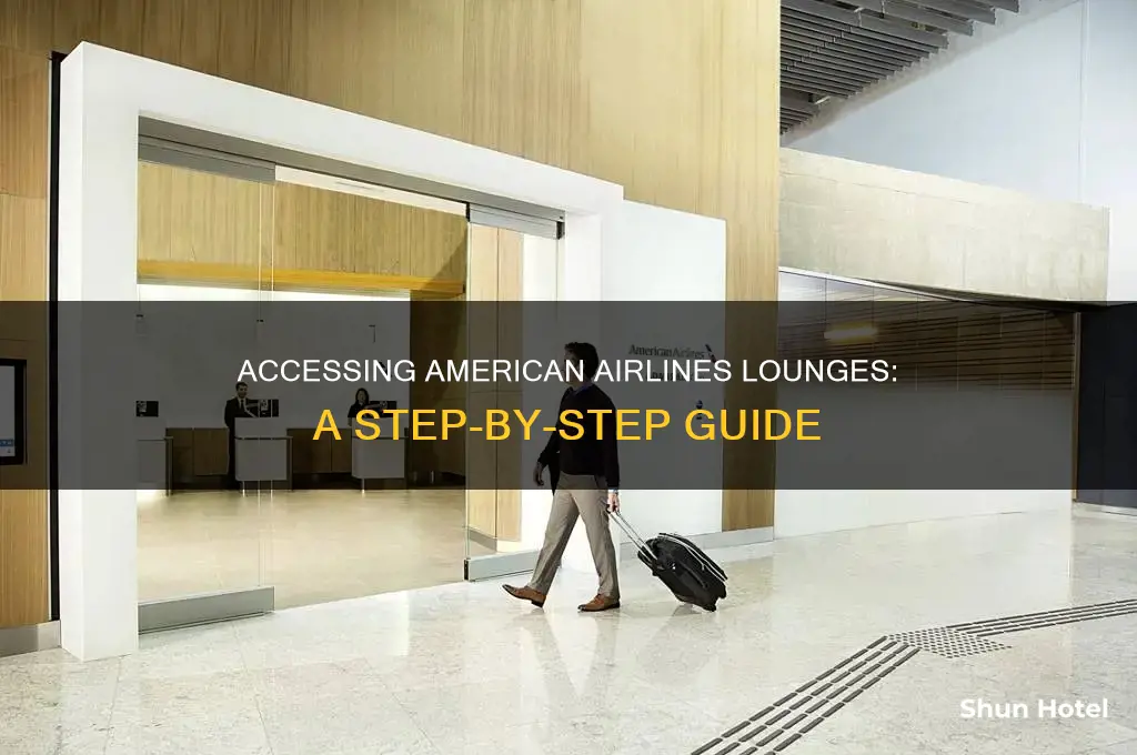 how can i use american airlines airport lounge