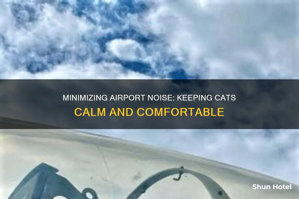 how can one reduce noise for cats at airports