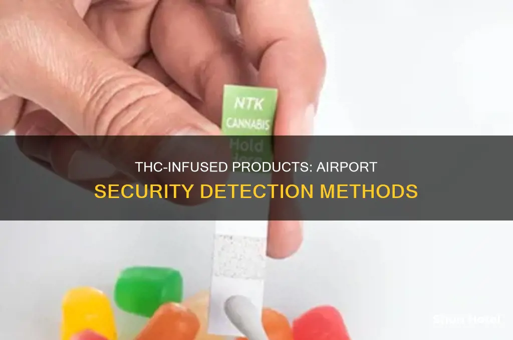 how can thc infused products be detected in airport scurity