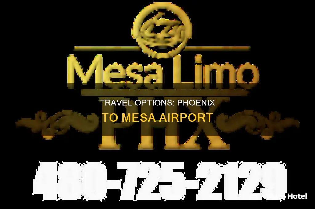how can we get from phx to mesa airport