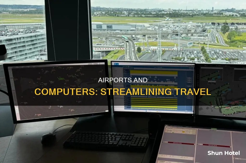 how can we use computer in airports