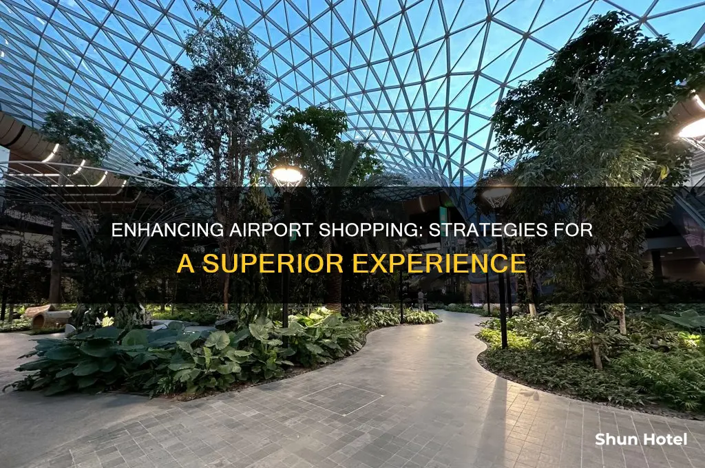how can you improve the shopping experience at an airport