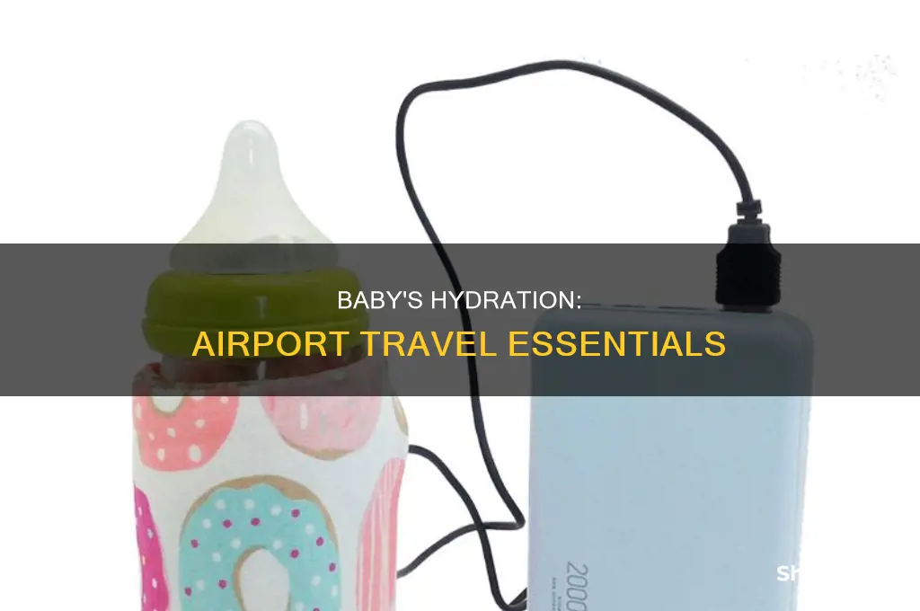 how can you take water for baby in the airport